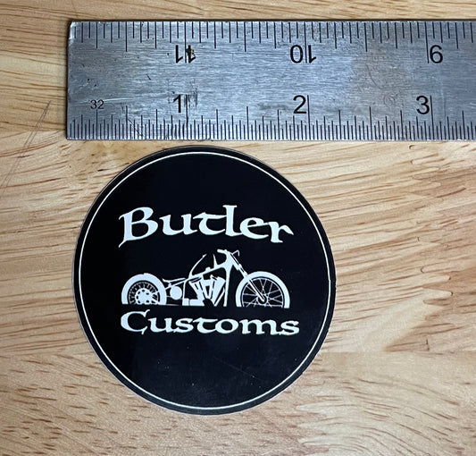 Butler Customs Tool Cart Stickers 2x2 inch