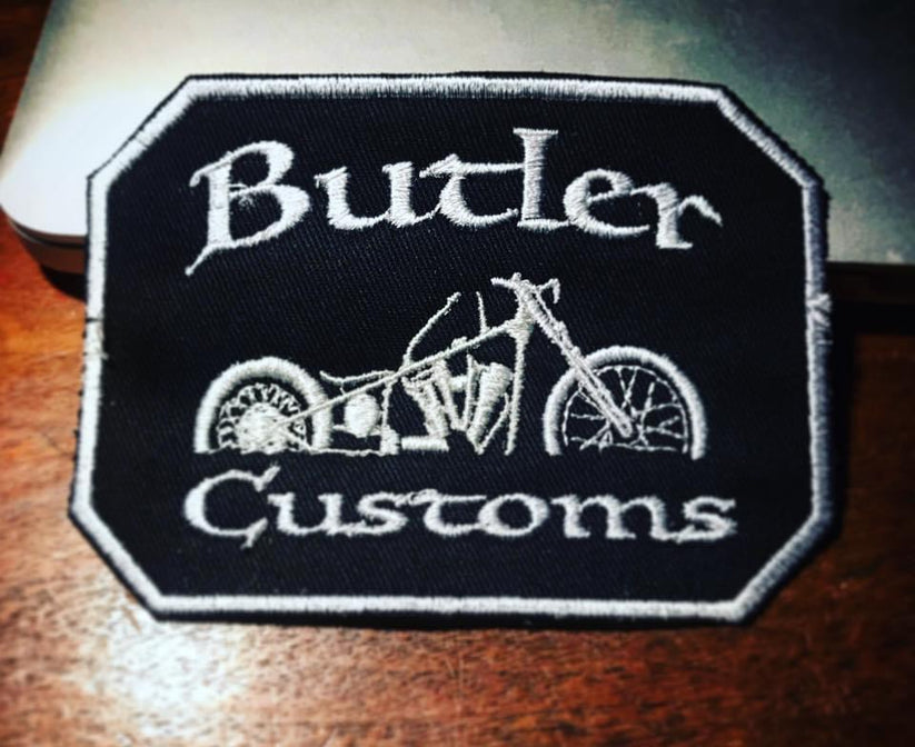 Butler Customs Large Patch – Butler Customs Merchandise