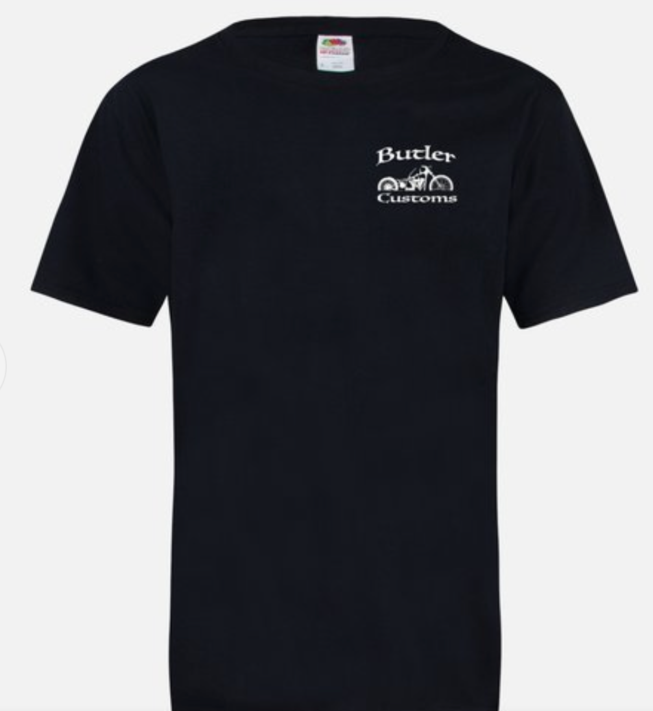 Official Butler Customs t-shirt