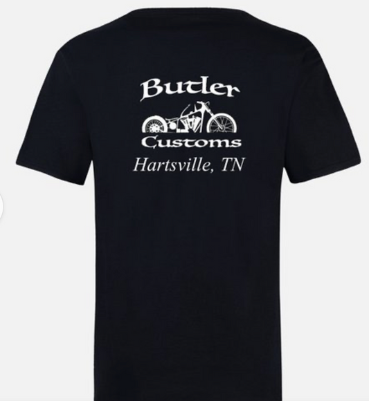 Official Butler Customs t-shirt