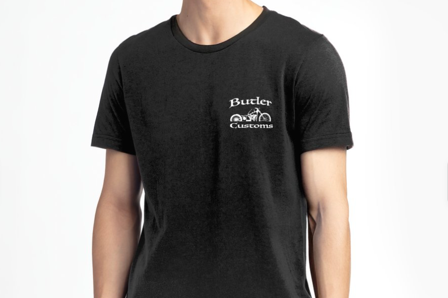 Official Butler Customs t-shirt